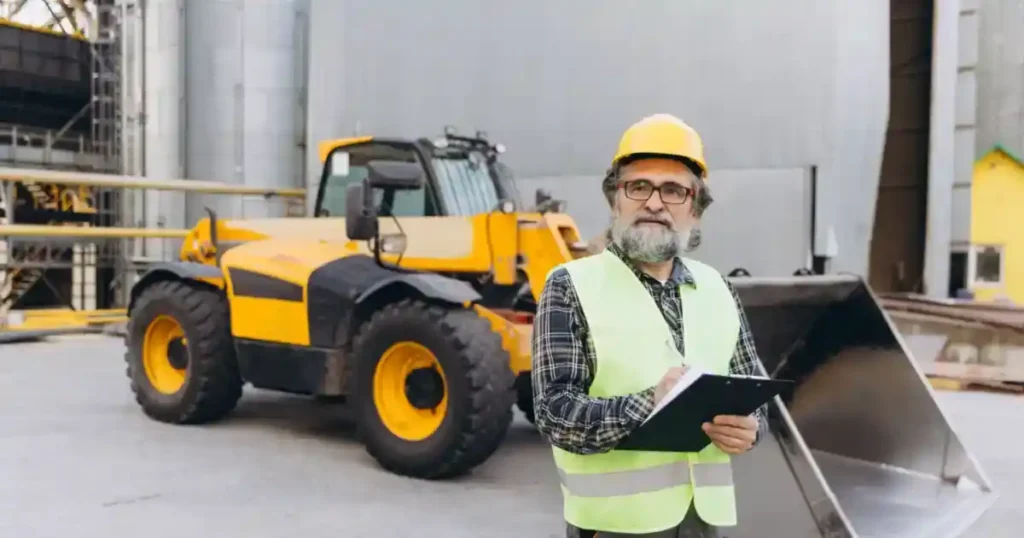 bhp ryzyko zawodowe operator ładowarki teleskopowej
