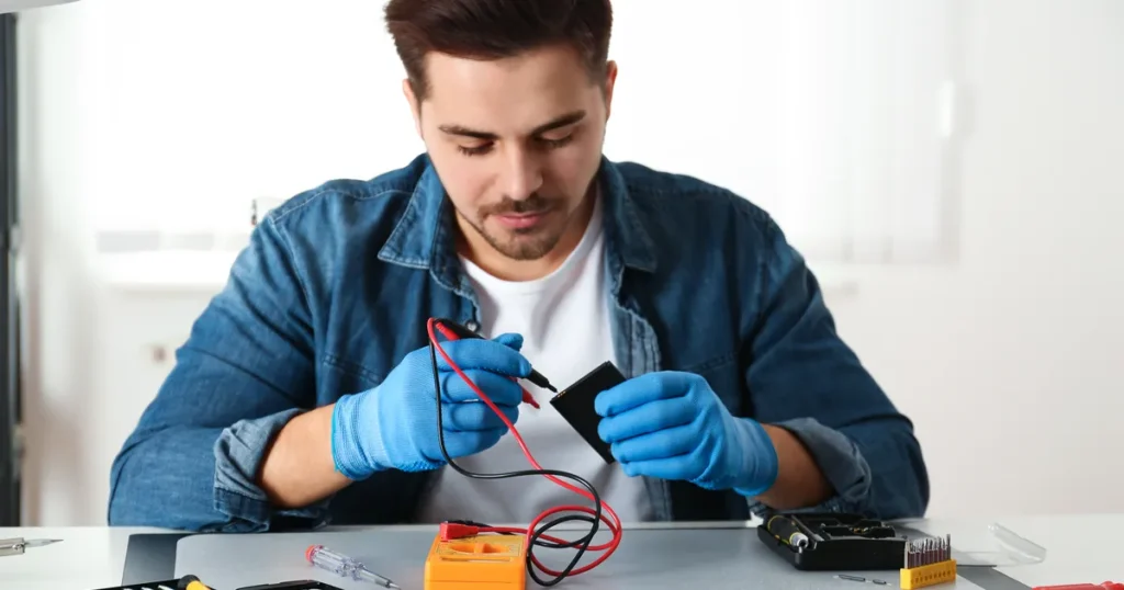 bhp ryzyko zawodowe elektromechanik elektrycznych przyrządów pomiarowych