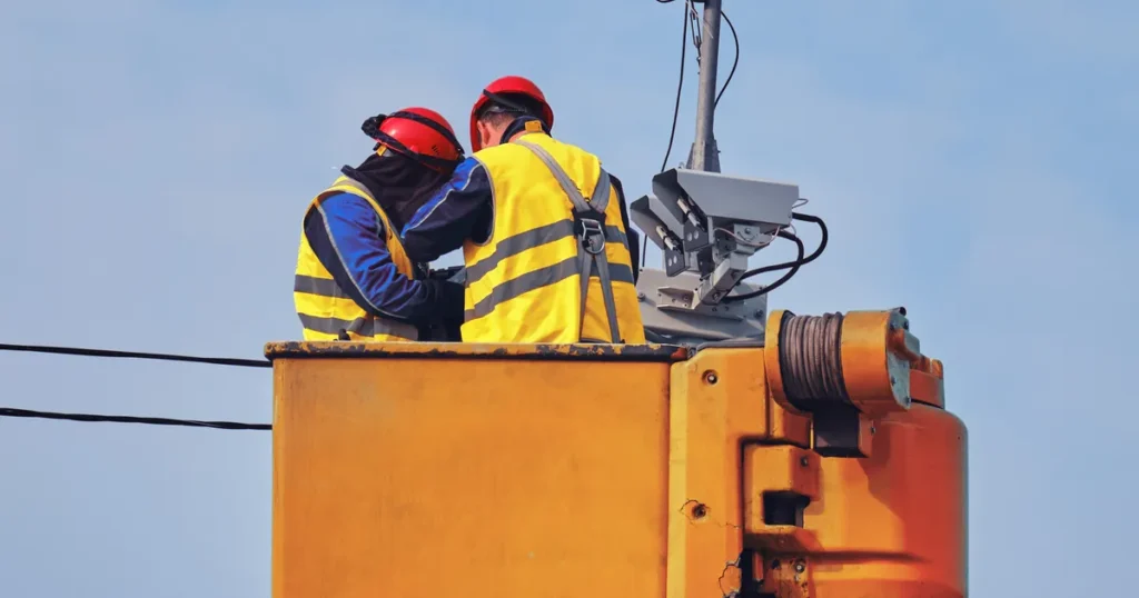 bhp ryzyko zawodowe elektromonter sieci trakcyjnej