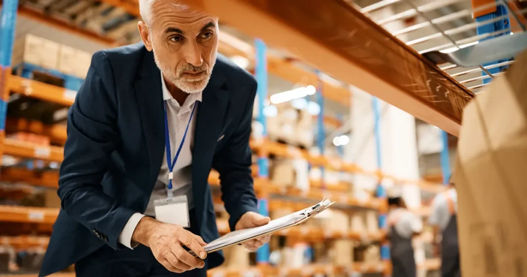 bhp ryzyko zawodowe kierownik magazynu