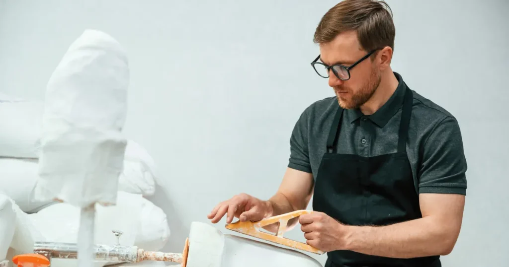 bhp ryzyko zawodowe modelarz odlewnik gipsowych form roboczych