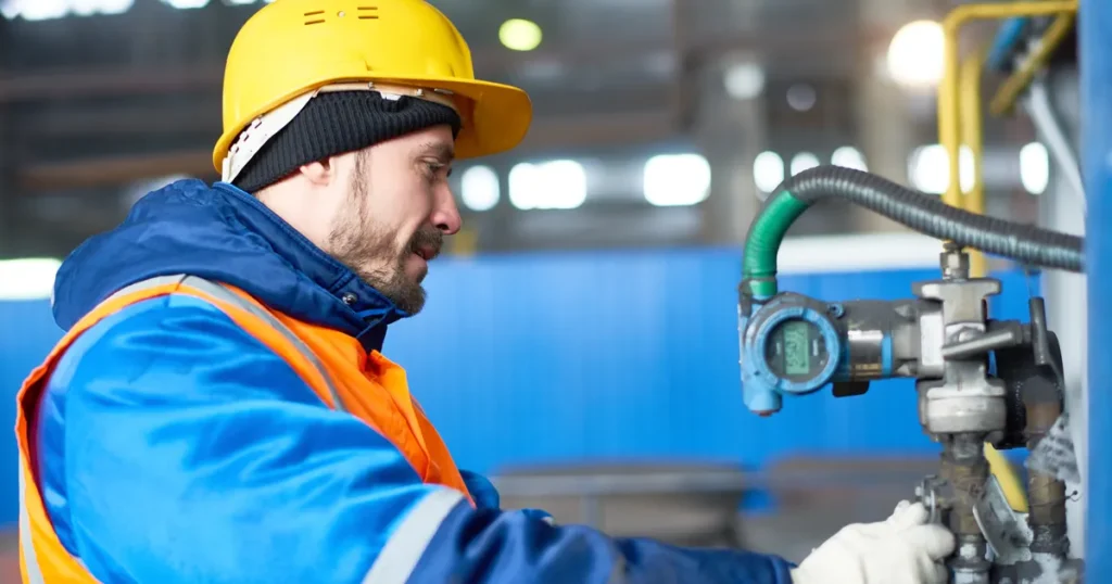 bhp ryzyko zawodowe monter instalacji gazów medycznych