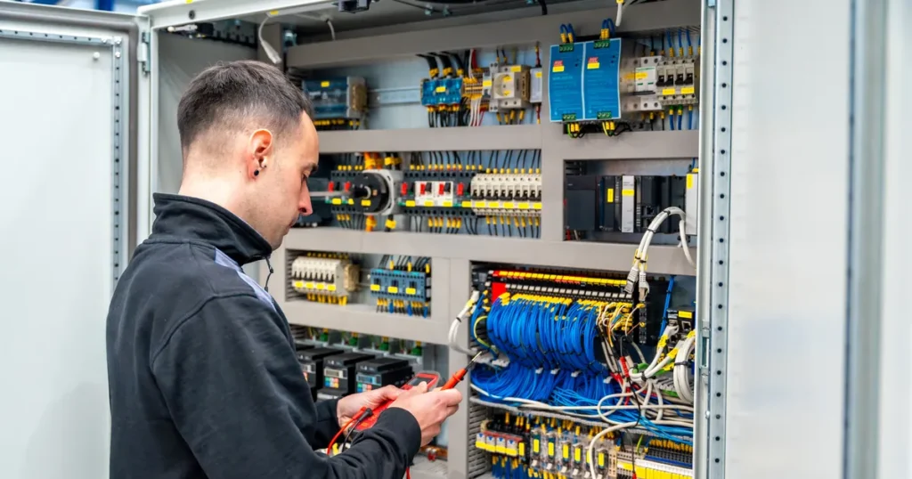 bhp ryzyko zawodowe monter rozdzielnic elektrycznych