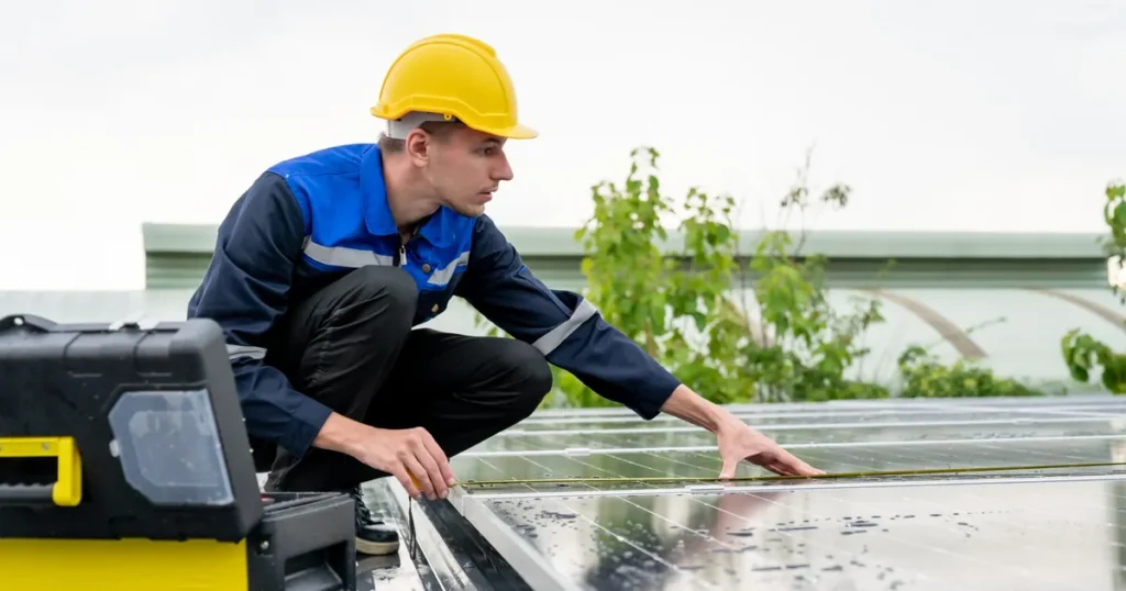 bhp ryzyko zawodowe monter urządzeń energetyki odnawialnej