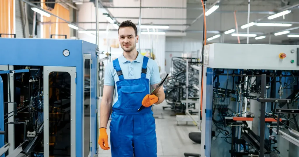 bhp ryzyko zawodowe operator maszyn do produkcji opakowań