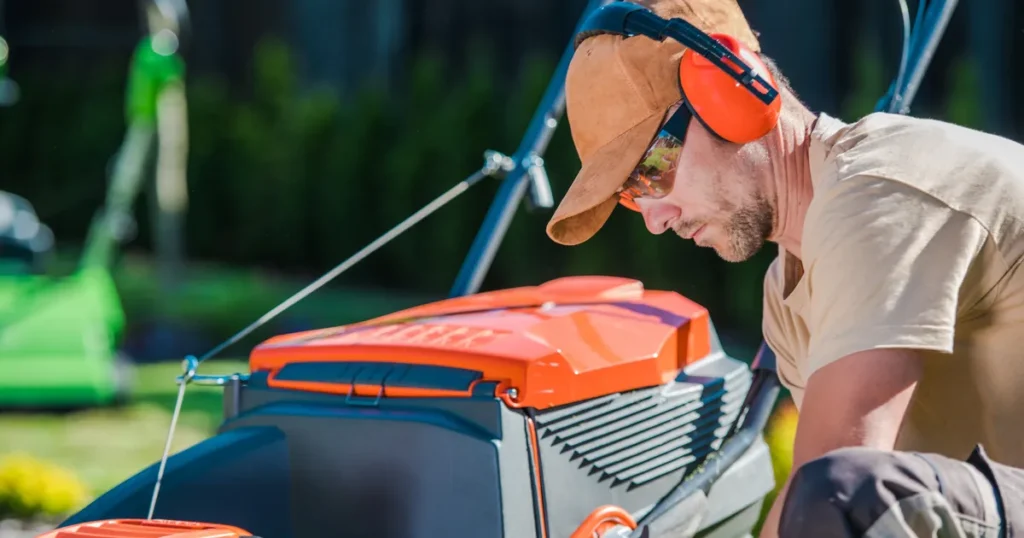bhp ryzyko zawodowe operator maszyn ogrodniczych