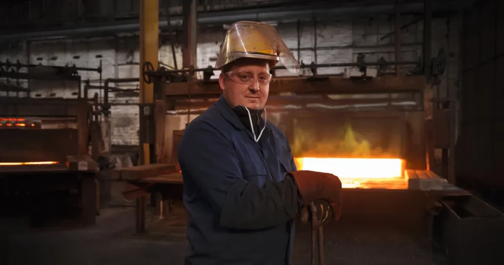 bhp ryzyko zawodowe operator pieca przemysłowego