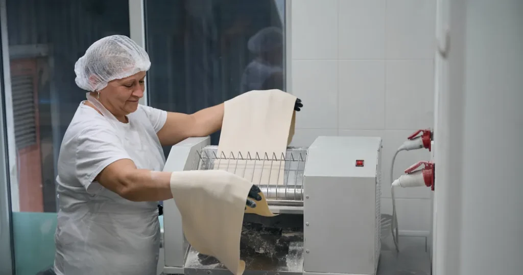 bhp ryzyko zawodowe operator urządzeń do produkcji makaronu