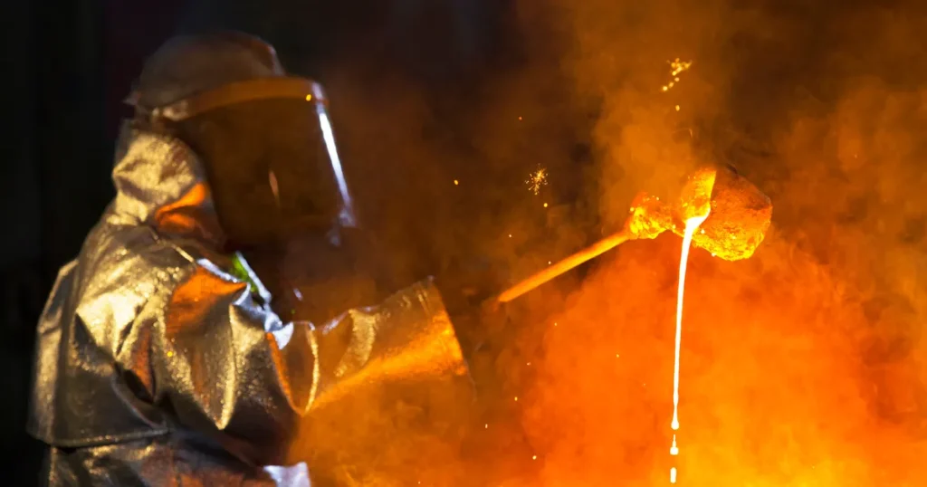 bhp ryzyko zawodowe operator urządzeń próżniowego odgazowania stali