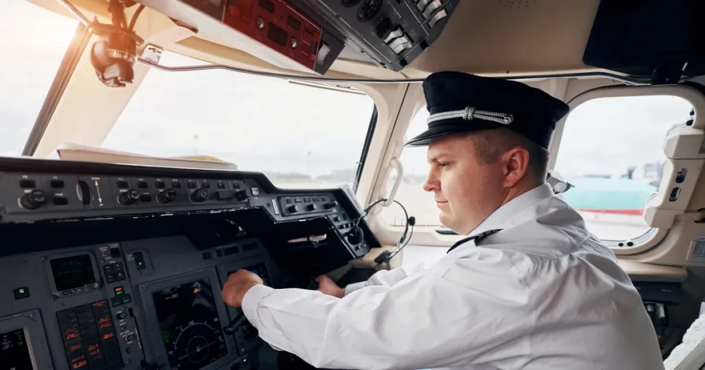 bhp ryzyko zawodowe pilot samolotu