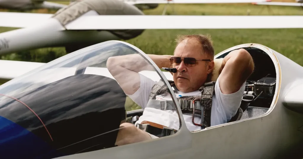 bhp ryzyko zawodowe pilot szybowcowy