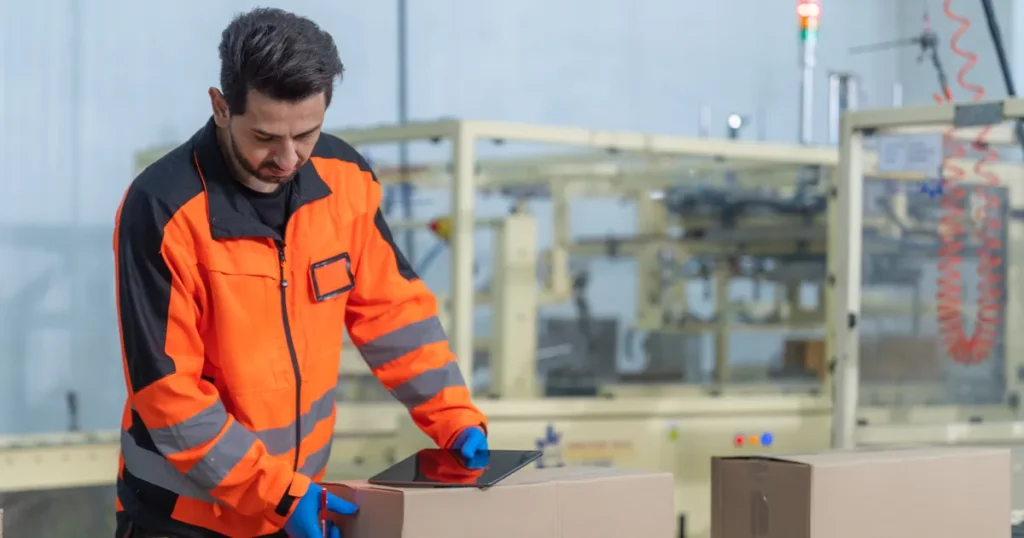 bhp ryzyko zawodowe sortowacz przesyłek