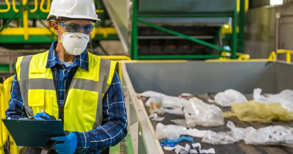 bhp ryzyko zawodowe technik gospodarki odpadami
